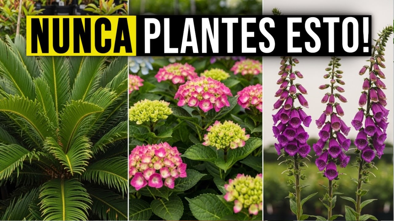 PLANTAS LETALES que Te VENDEN en VIVEROS y NADIE LO SABE ❌