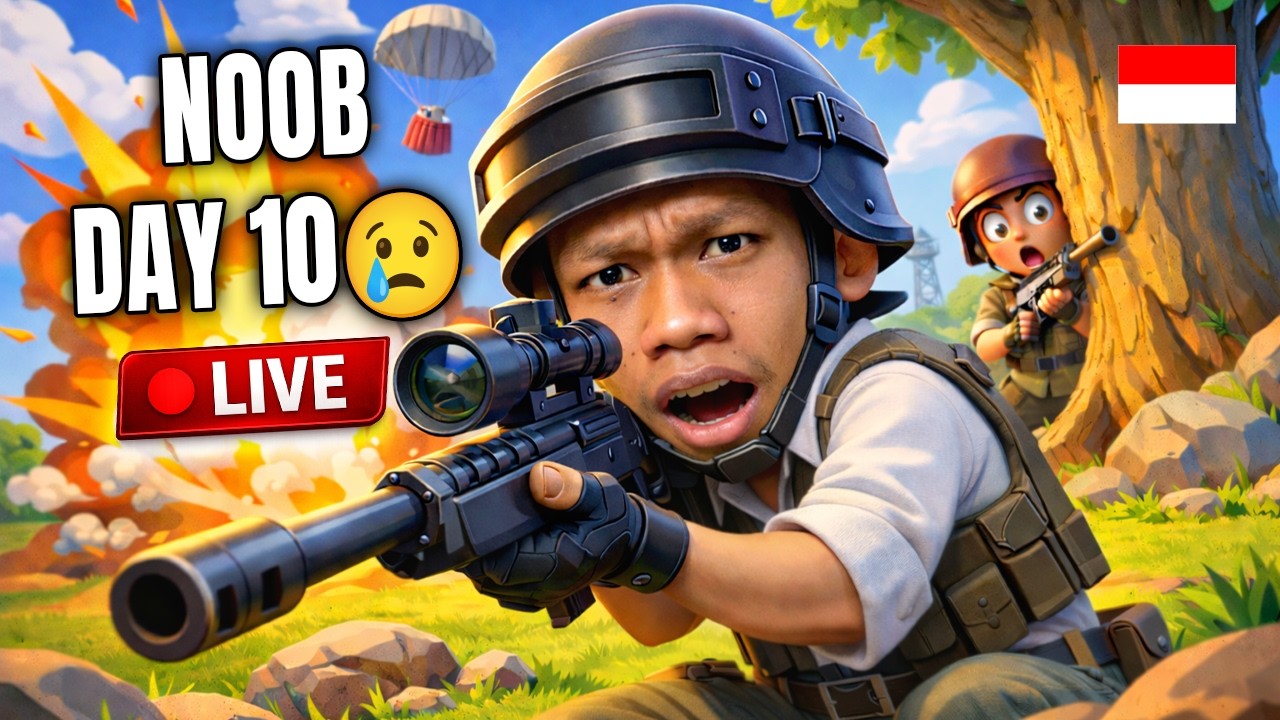 PUBG DAY 10… MASIH NOOB BISA CHICKEN DINNER?! 🐔🔥