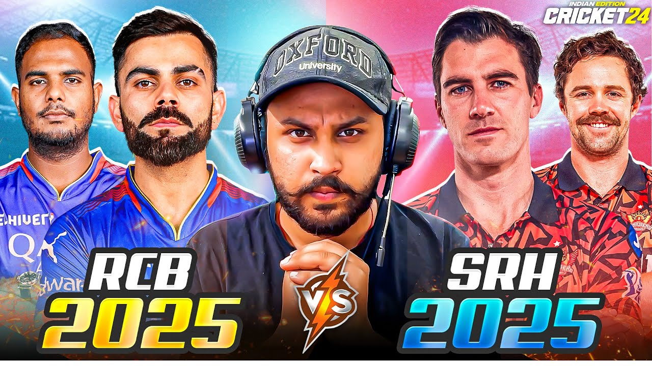 CAN VIRAT SHINES IN MUST WIN MATCH 🔥 IPL 2025 🏆 RCB vs SRH - Cricket 24