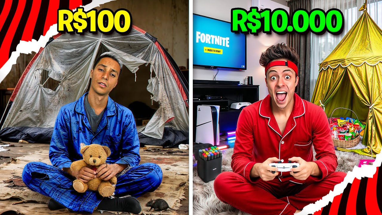 NOITE DO PIJAMA DE R$100 VS R$10.000