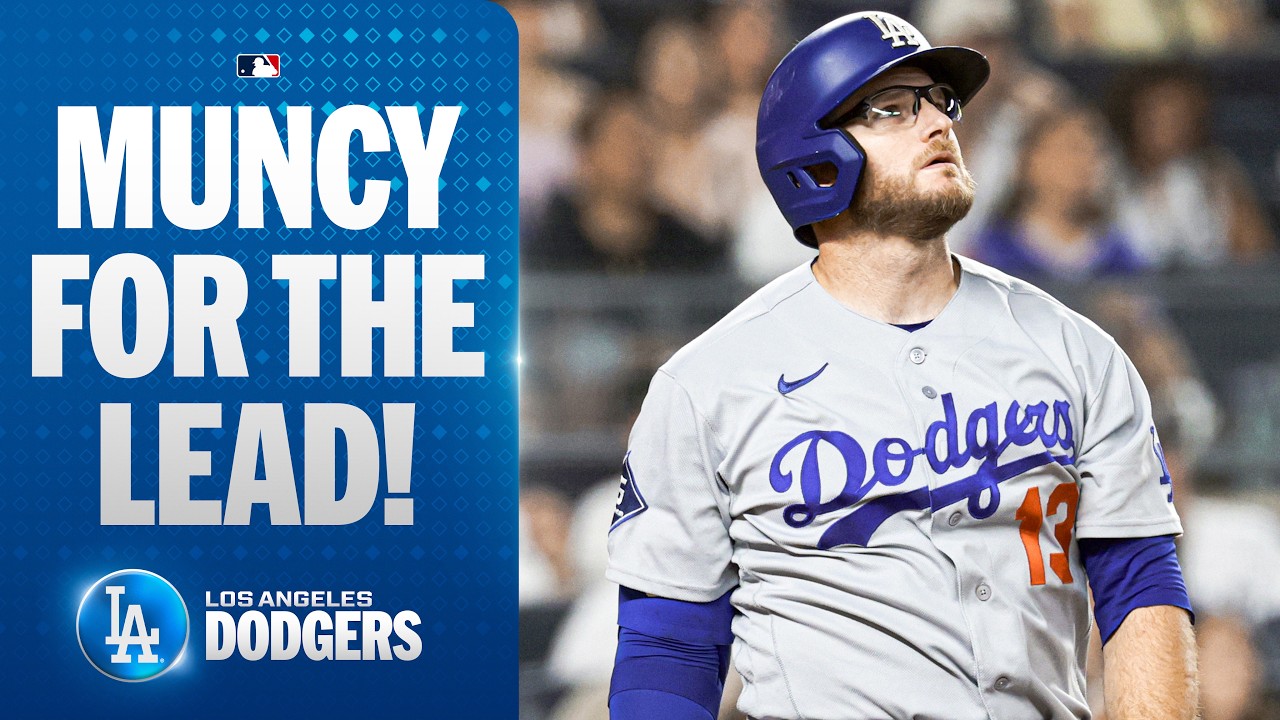 Max Muncy DEMOLISHES a GO-AHEAD home run off Gerrit Cole! (Into the second deck 💪) | MLB Highlights