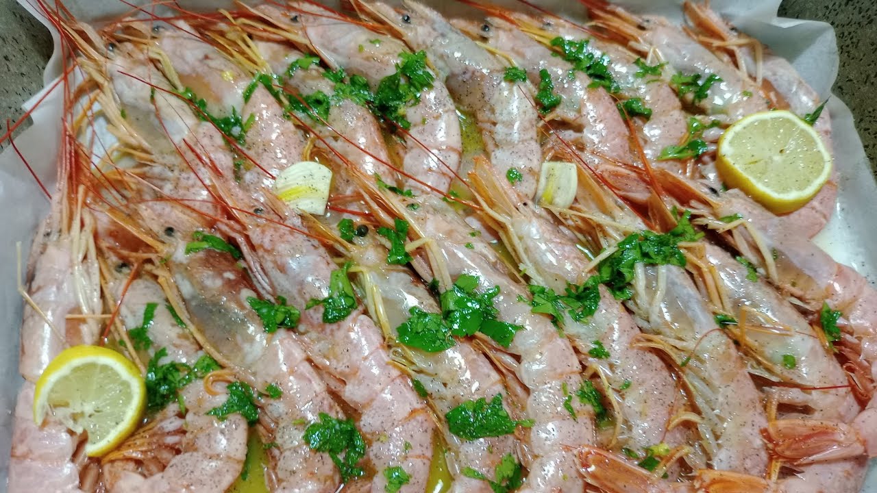 Gamberoni al forno,ricetta di Natale🌲#food#tutorial#natale#pesce