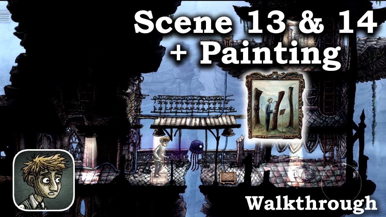 Creaks Gameplay Walkthrough - Scene 13 & Scene 14 (Painting)