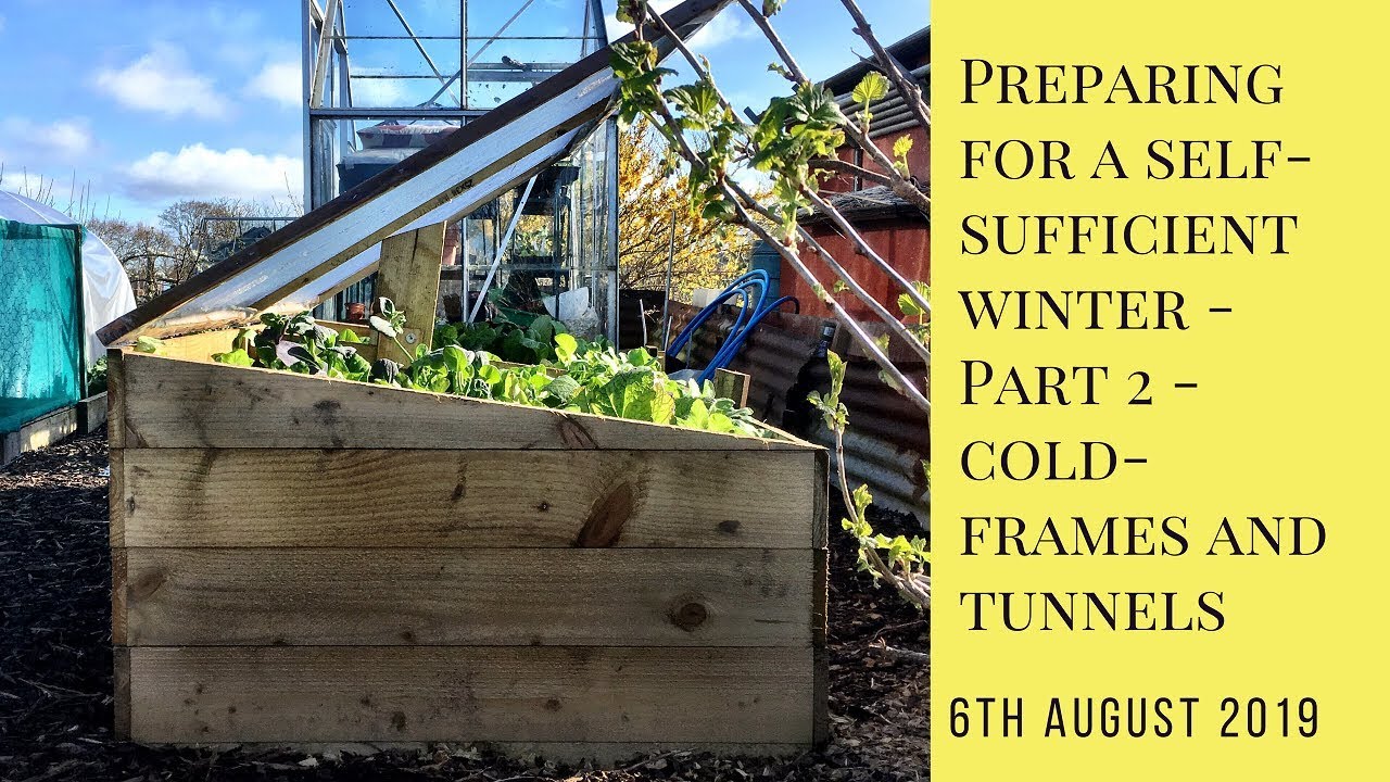 Preparing for a Self-sufficient Winter - Part 2 - Cold-frames and Low Tunnels