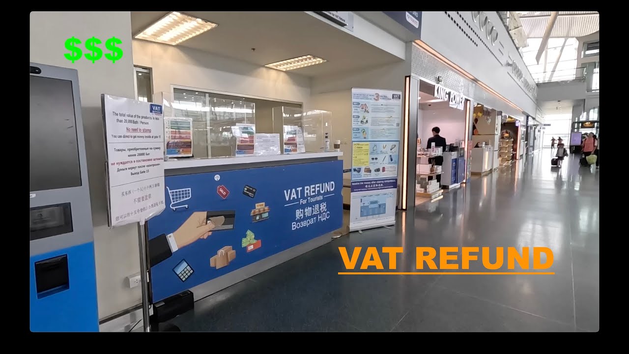 Возврат туристического налога - VAT refund. Тайланд 2024