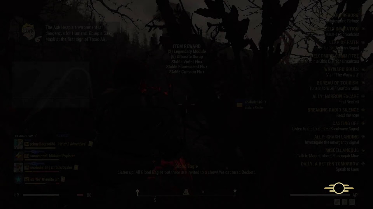 Fallout76 starting a new Life from scratch