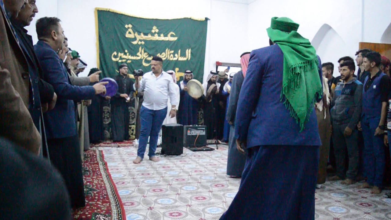 حلقة ذكر في مرقد السيد محمد شمس الدين عجان الحديد ( قدس الله سرة ) في مدينة حديثة