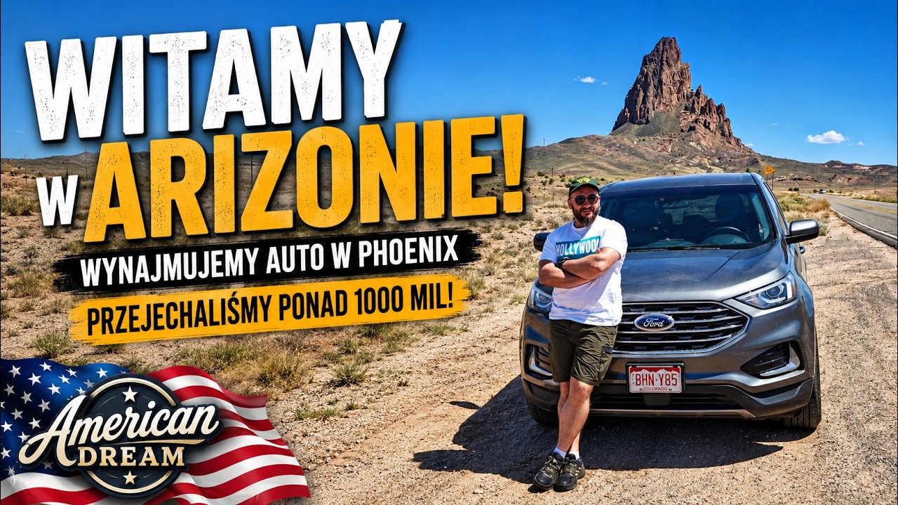 Wynajmujemy auto w Phoenix, USA. Jak wyglądają procedury - zobacz to z pierwszej ręki Ep.009 4K