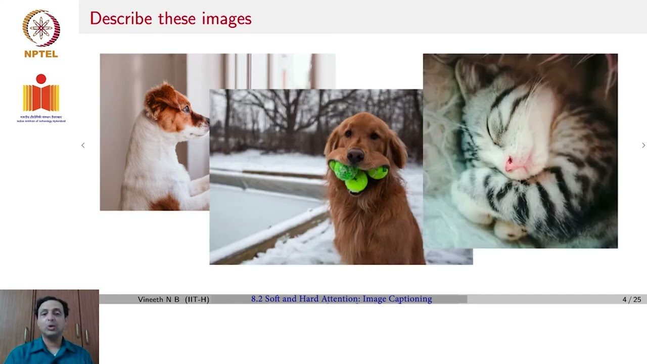 Soft and Hard Attention: Image Captioning