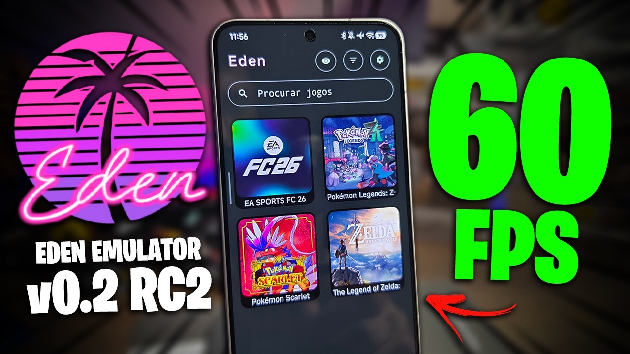O EMULADOR DE SWITCH ATUALIZOU E FICOU MUITO MELHOR! | EDEN SWITCH EMULATOR v0.2.0 RC2