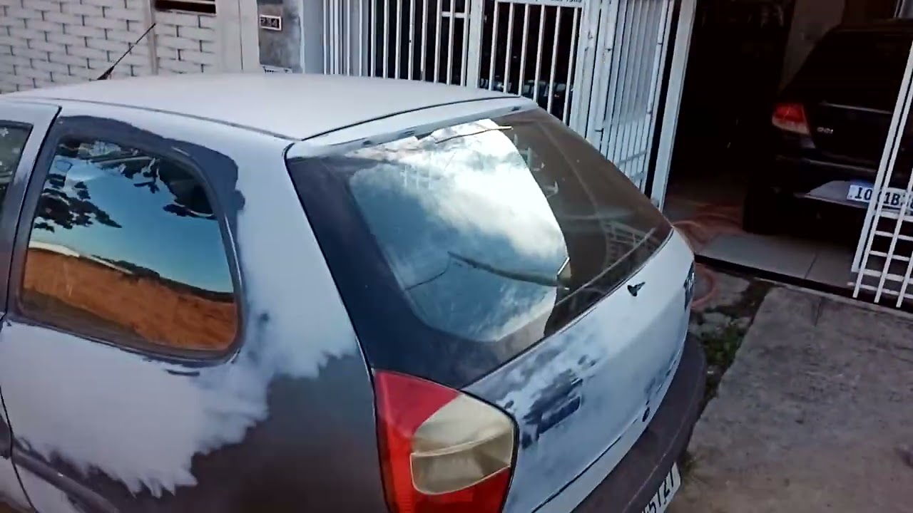 Preparando carro para pintura