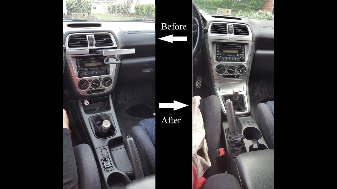 How To Swap 02-04 WRX Center Console For 05-07 WRX Center Console