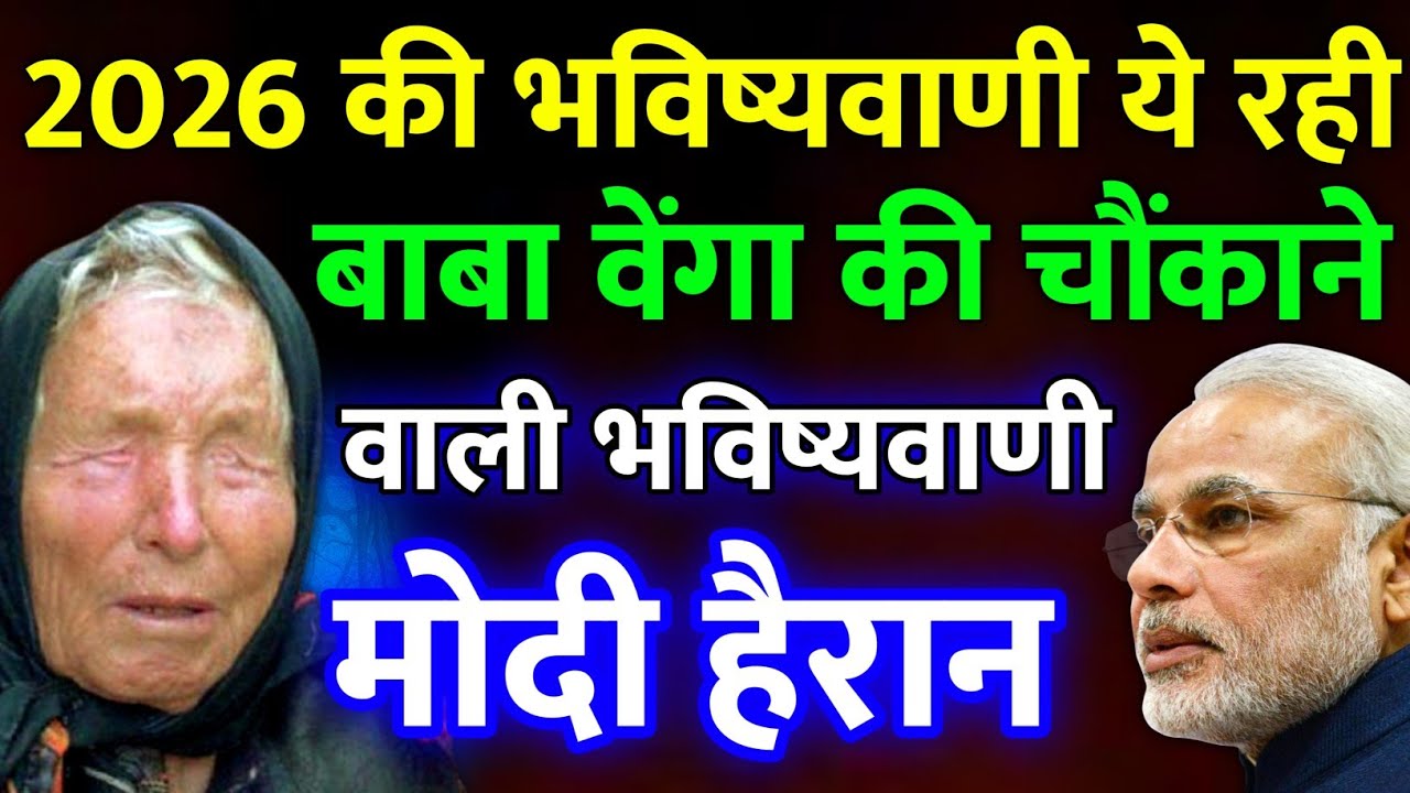 baba vanga predictions 2026 : बाबा वेंगा की चौंकाने वाली भविष्यवाणी मोदी भी हैरान रह गए...