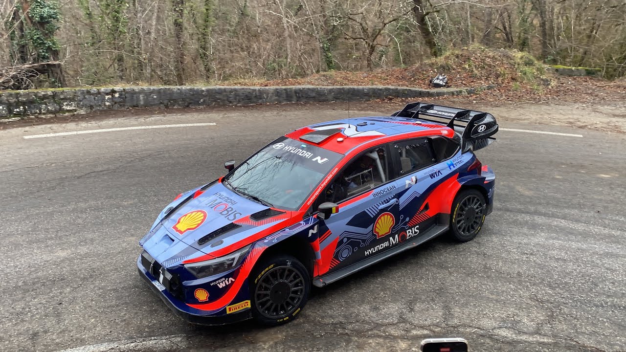 Test Rallye Monte-Carlo 2023 - Thierry Neuville - Hyundai i20 Rally1