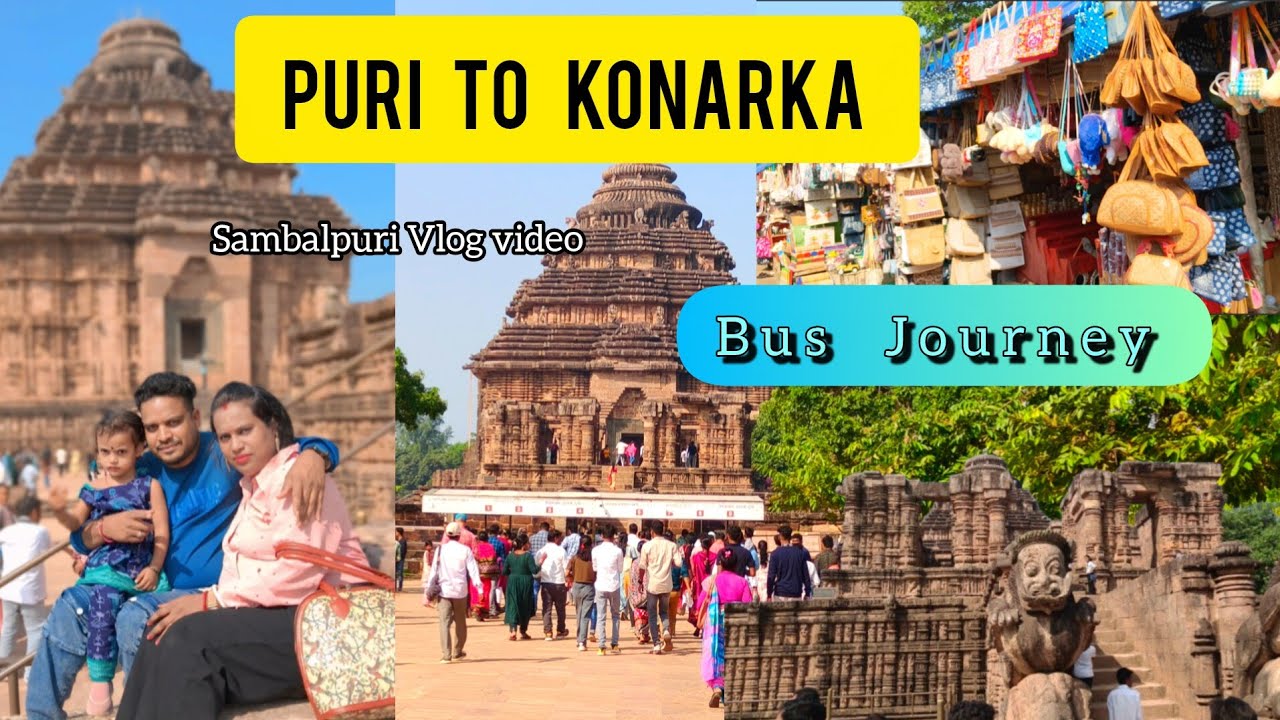 Puri To Konarka Bus Journey| Sambalpuri Vlog video 