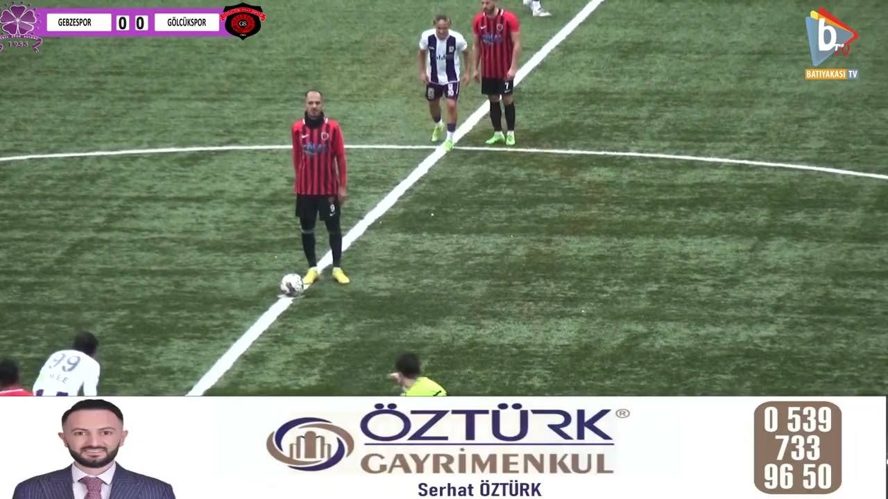 GEBZESPOR  -  GÖLCÜKSPOR MAÇI GOL VE ÖZETİ