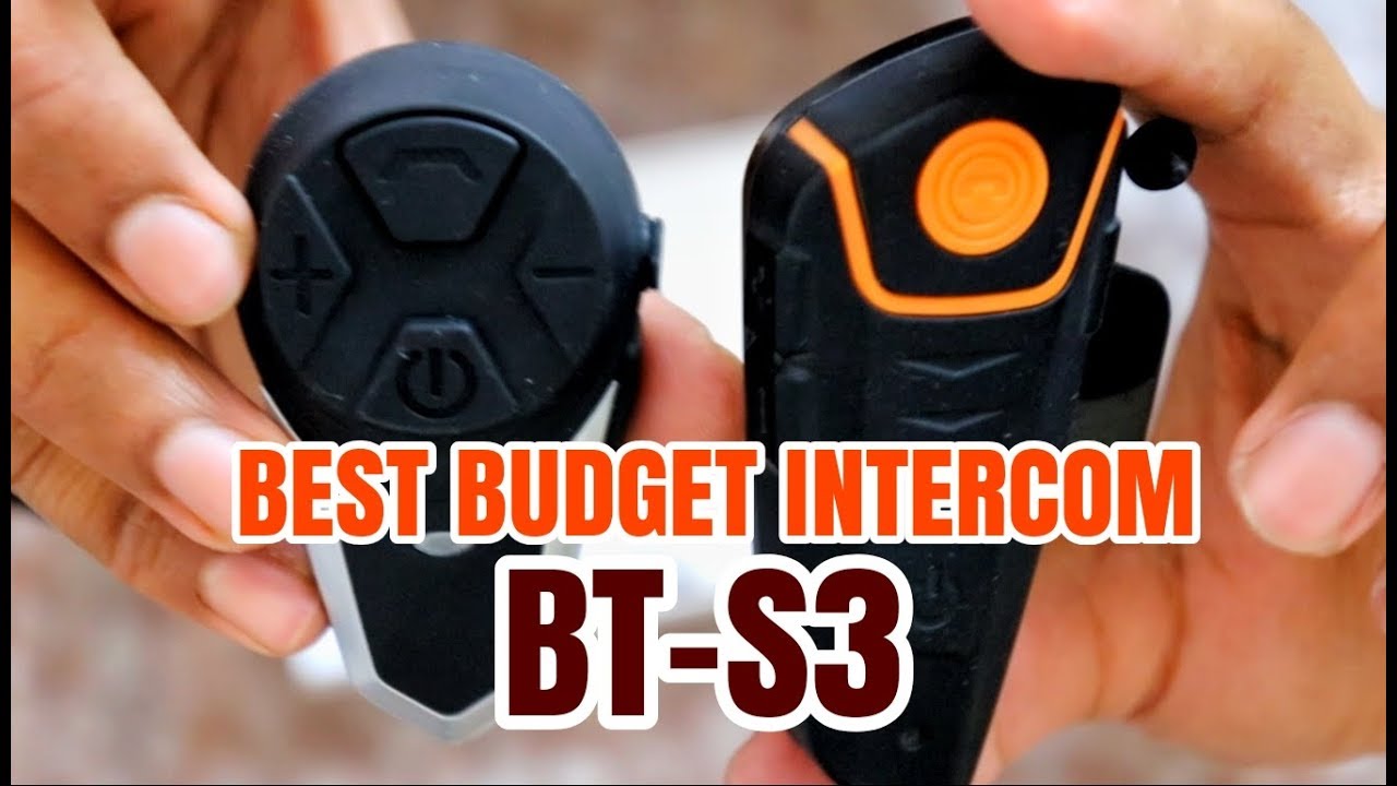 BEST INTERCOM DEVICE - BT-S3 | BLUETOOTH INTERCOM FOR HELMET