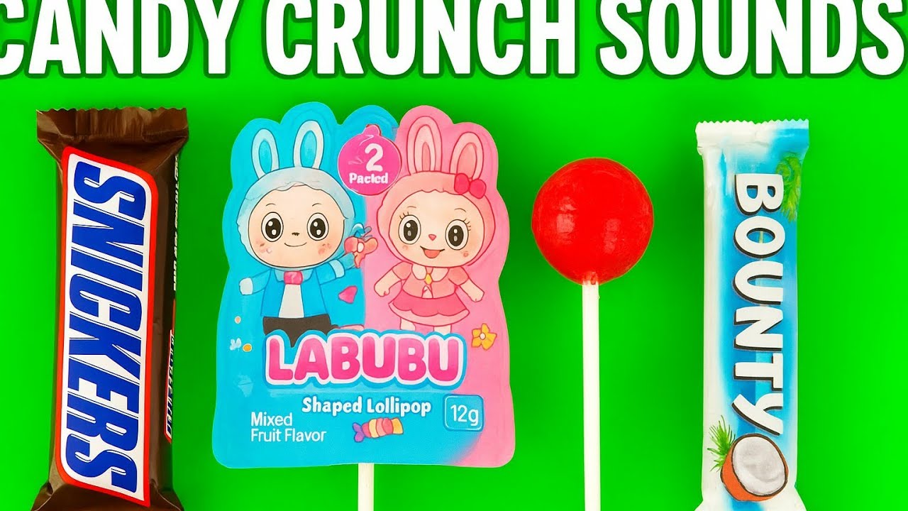 ASMR Popular Candy | No Talking Satisfying Colourful Lollipop Sounds