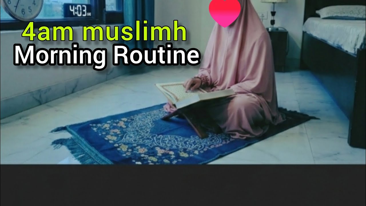  4 AM⏰Muslimah Morning Routine | Tahajjud Routine | Peaceful Islamic Housewife Vlog | Daily Life 