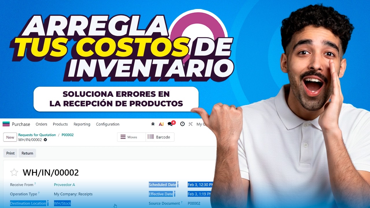 Al fin: Costeo retroactivo | Cómo ajustar costeo con fecha pasada en Odoo