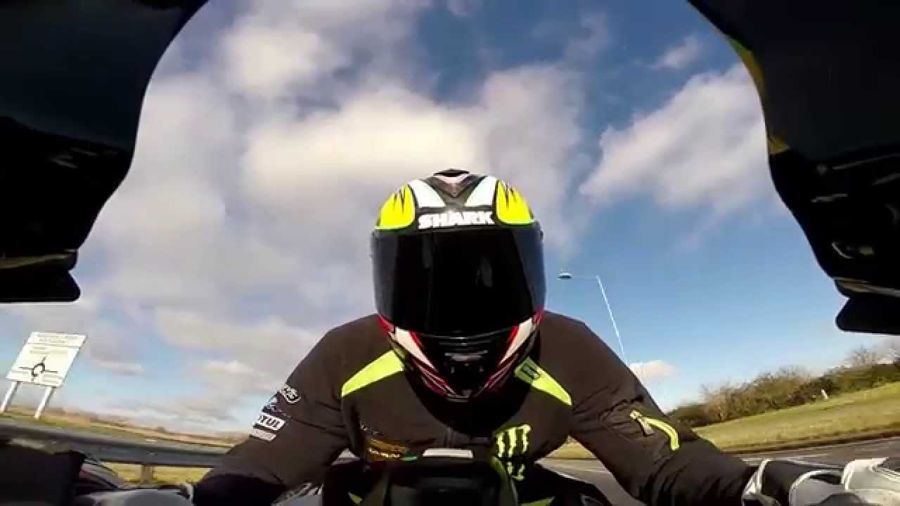 Police motorcycle following me
