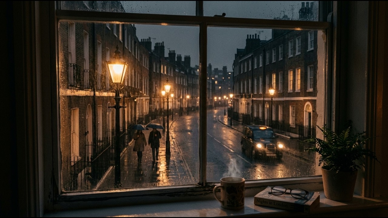 Urban Rainstorm & Syncopated Dark Ambient - Seamless Loop for ADHD Productivity