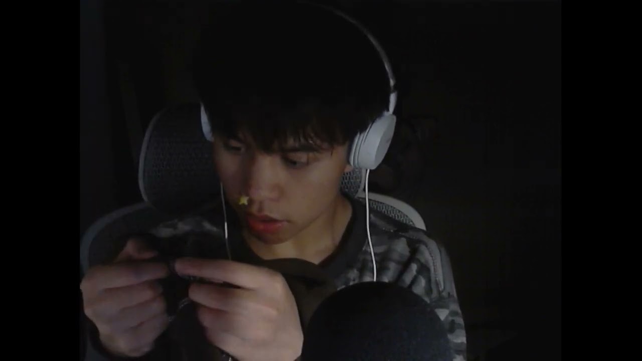 asmr clothing haul and cloth scratching
