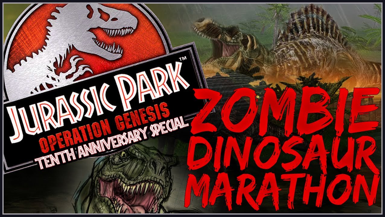 Jurassic Park : Operation Genesis 10th Anniversary - Zombie Dinosaur Marathon