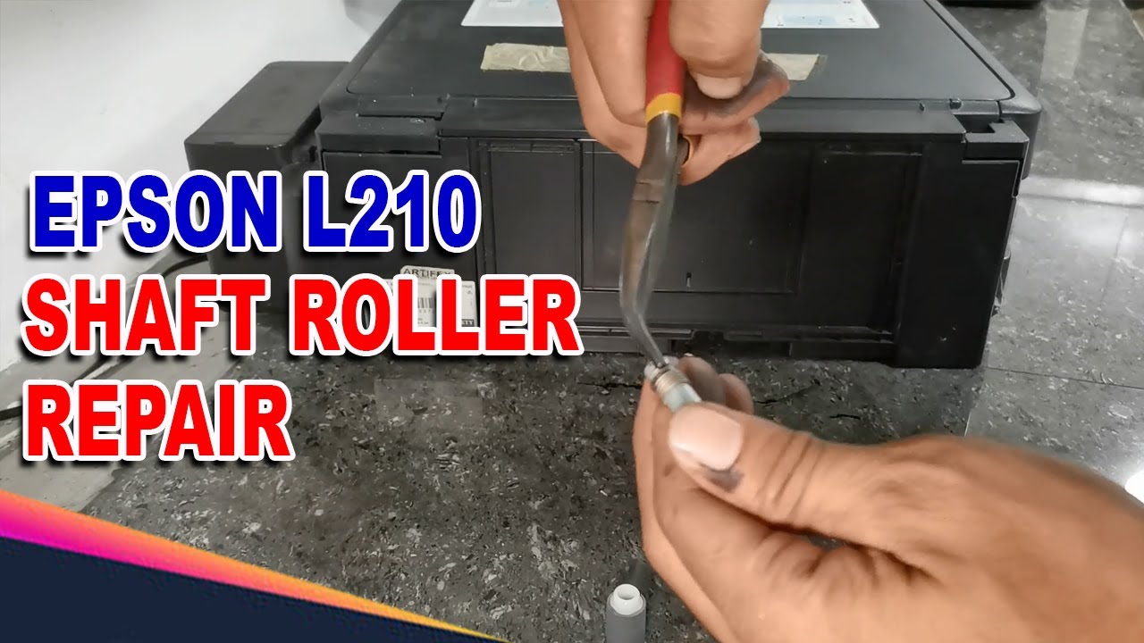 How to Fix Multiple Sheets Feeder Problem / Repair Shaft Roller - EPSON L210 Printer.