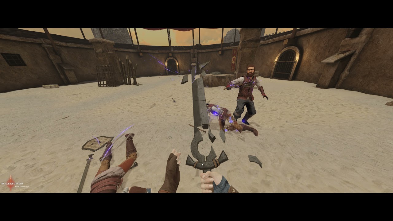 Shatterblade Combat Demo 3 (w/ gravity cannon)