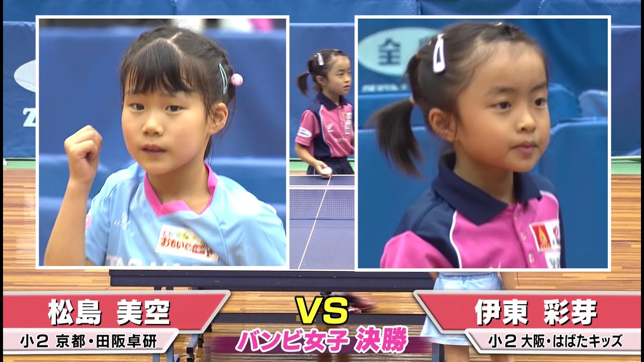 松島美空 vs 伊東彩芽｜全農杯2021 バンビ女子決勝