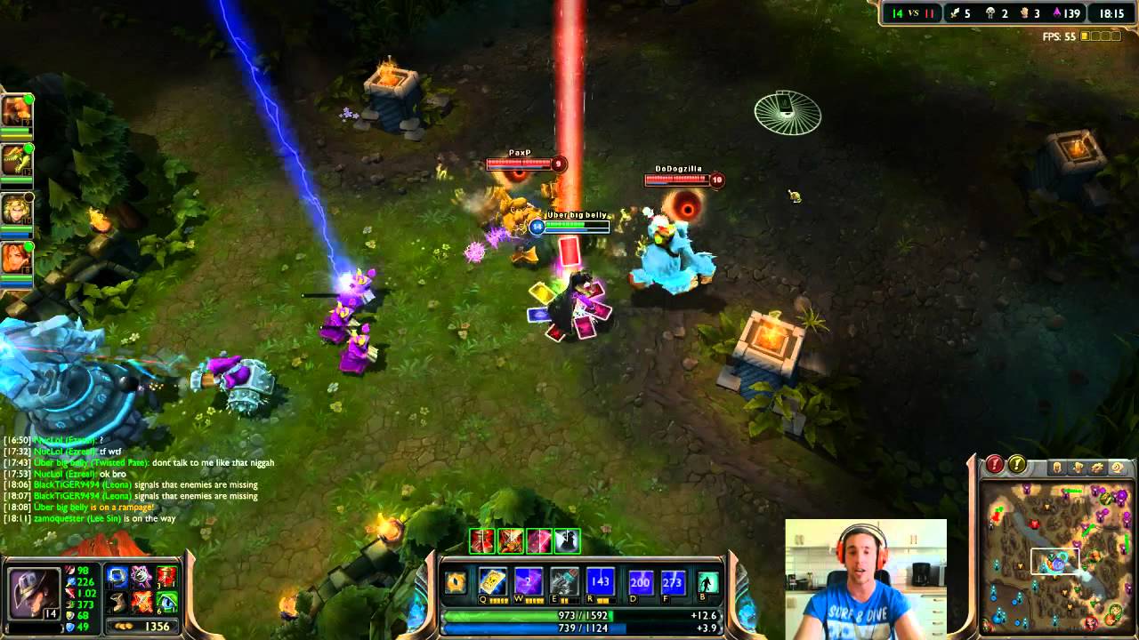 Twisted Fate vs Nunu and Blitzcrank