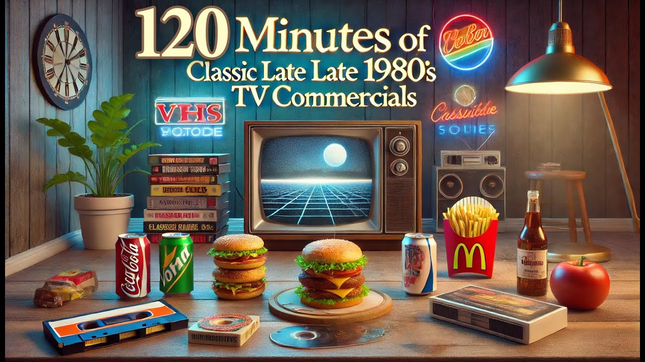 80s Pop-Culture Nostalgia: 2 Hours of Late 80s TV Ads 📺📼  V544