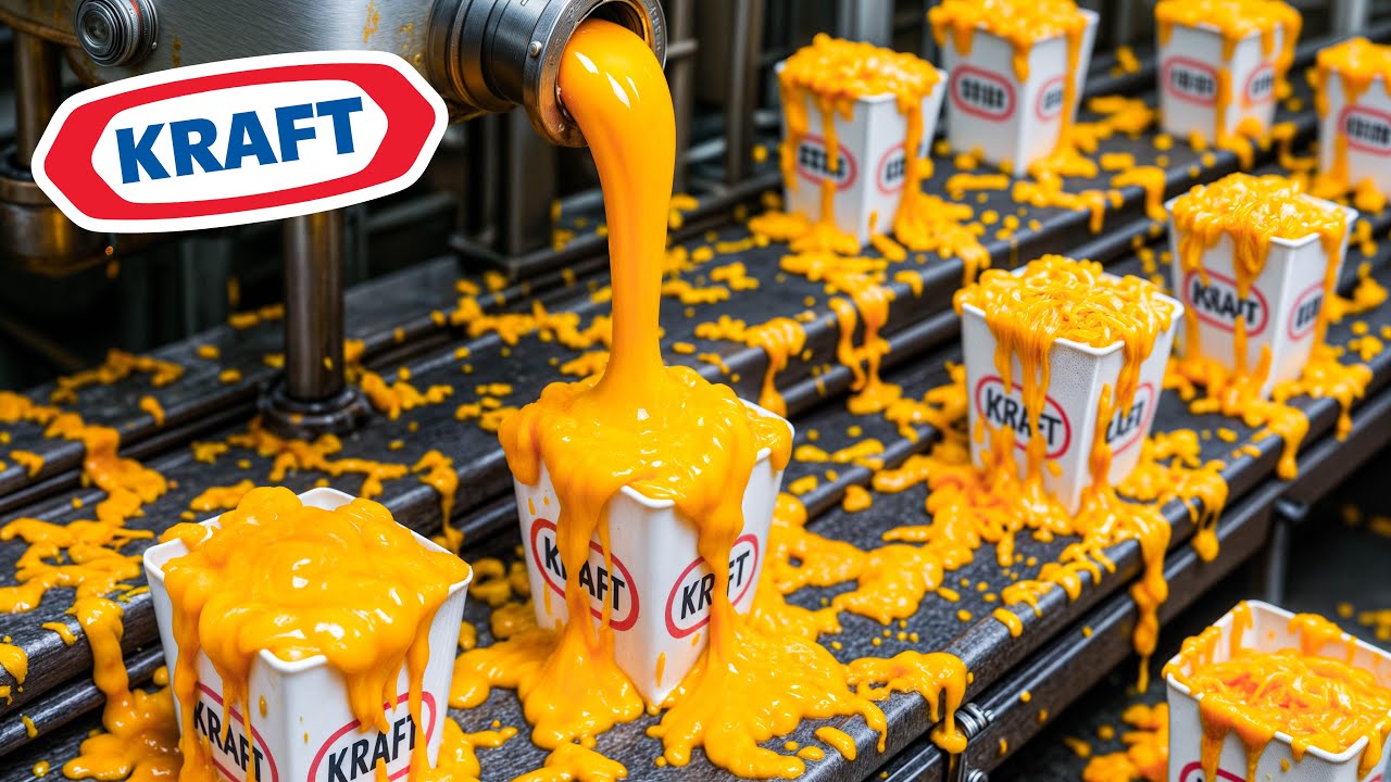 How Kraft Produces Tons of Cheese | Cheese Production Process