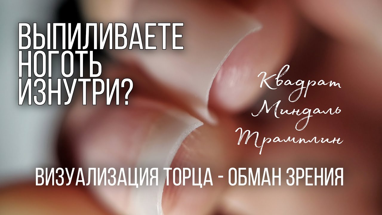 Визуализация торца. Квадрат, Трамплин, Миндаль .