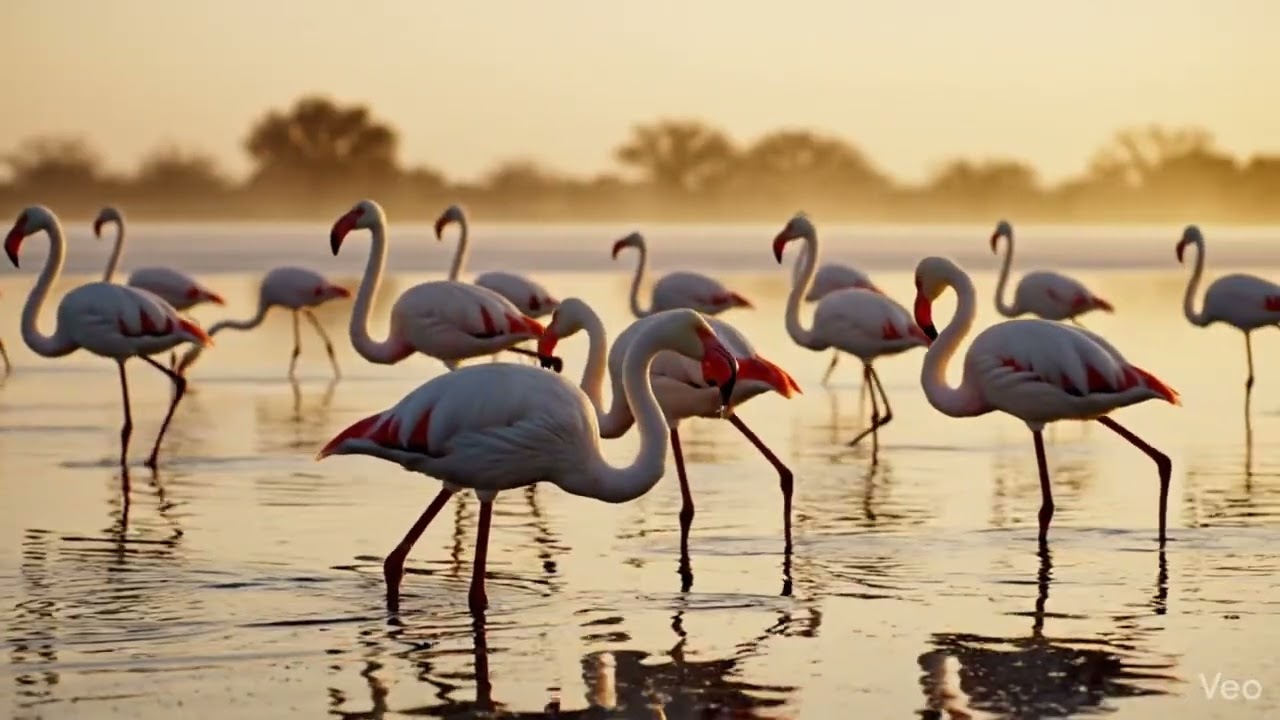 Flamingos group