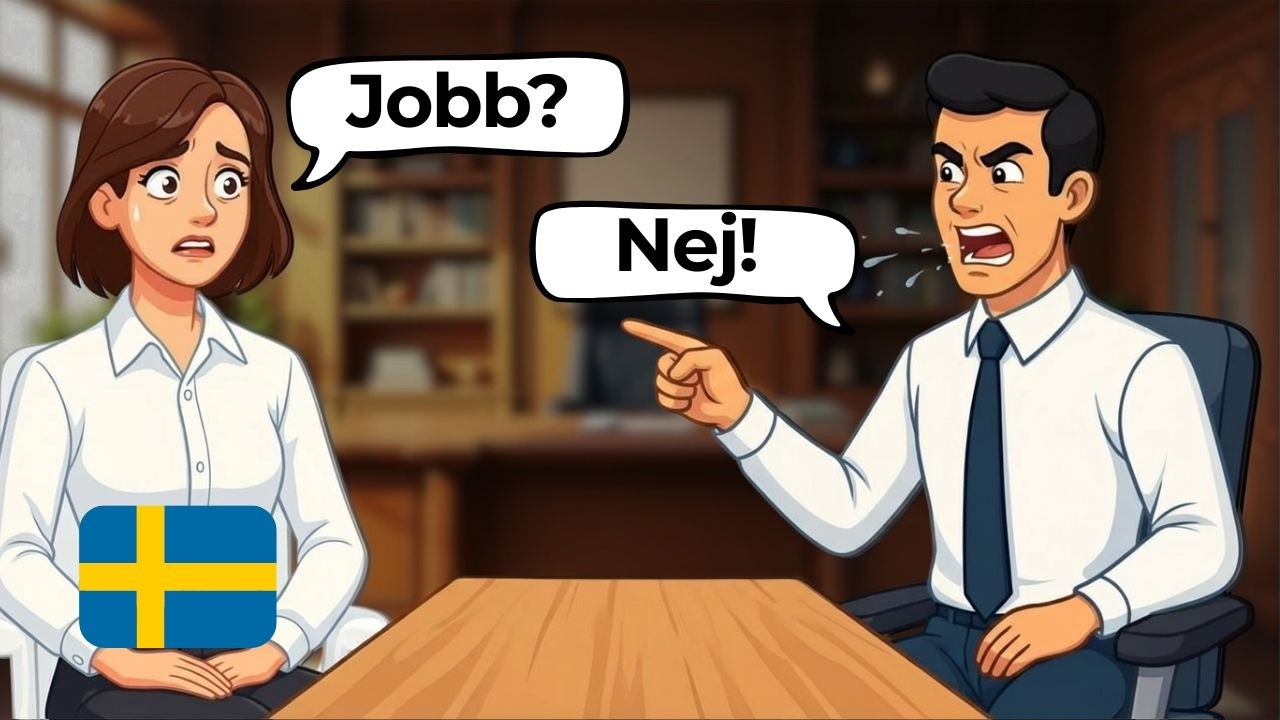 Job-Interview in Swedish | The Most Important Questions & Answers - Video Description