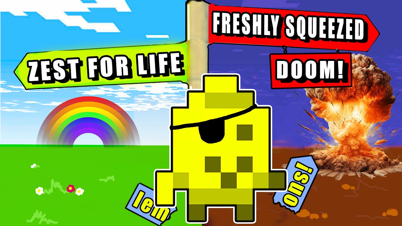 WorldBox, but I let a Lemon be GOD.