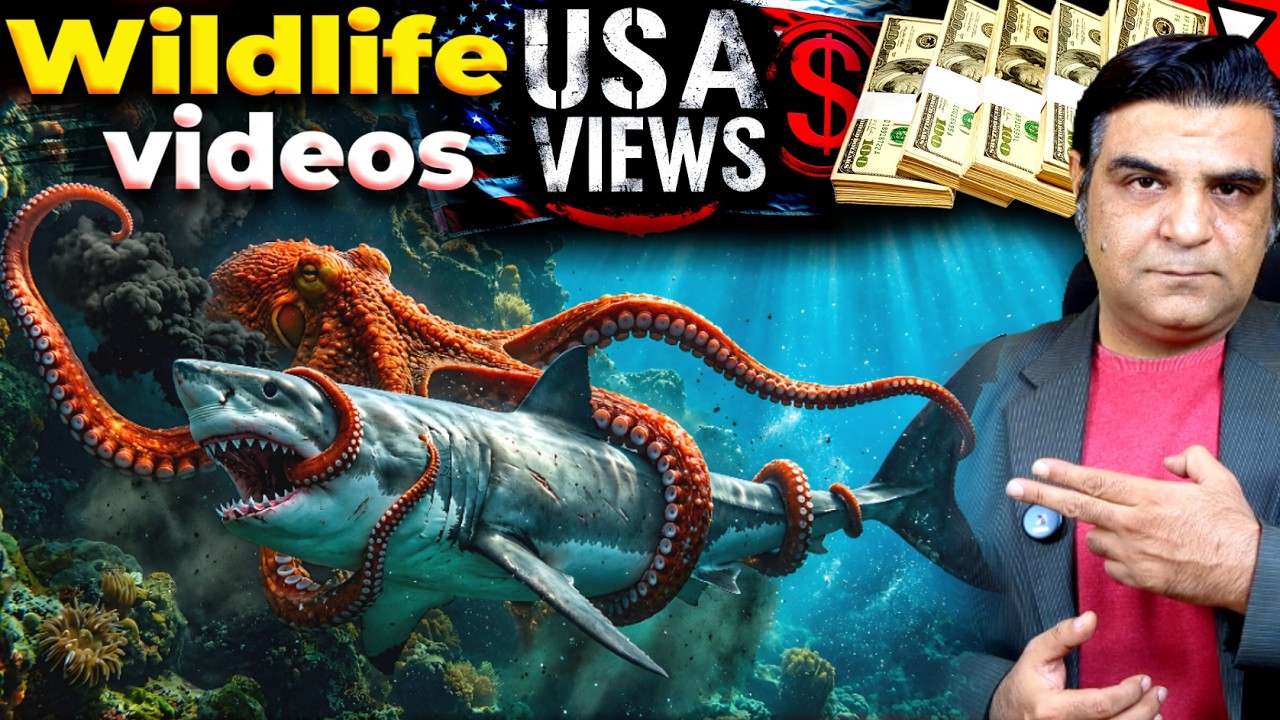 Viral AI Wildlife Videos Tutorial | Giant Sea Monster Documentary Workflow🚀