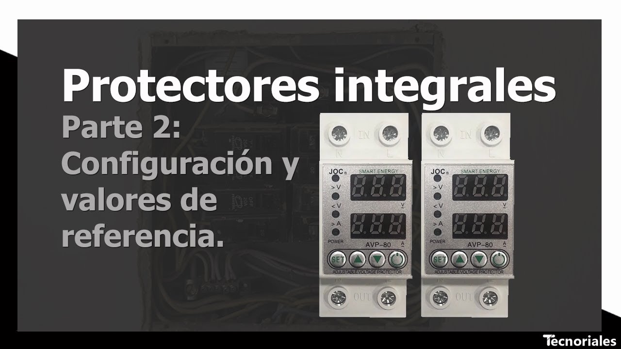 Configuración de protector integral para tablero residencial