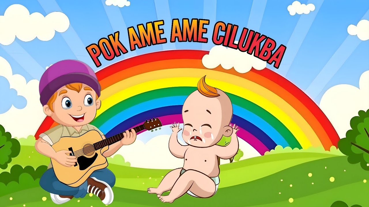 🌈POK AME AME CILUKBA👶 LAGU ANAK TERBARU - LAGU ANAK INDONESIA POPULER | ANIMASI LUCU & CERIA
