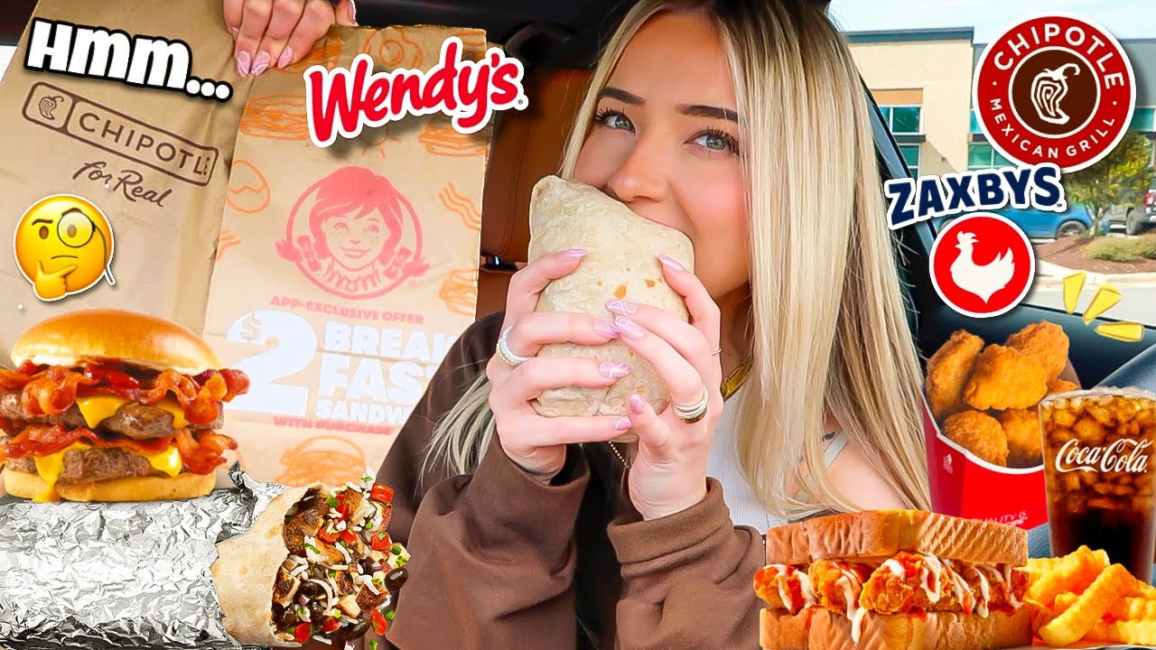 Eating ONLY Fast Food Items I USUALLY AVOID For 24 HOURS!