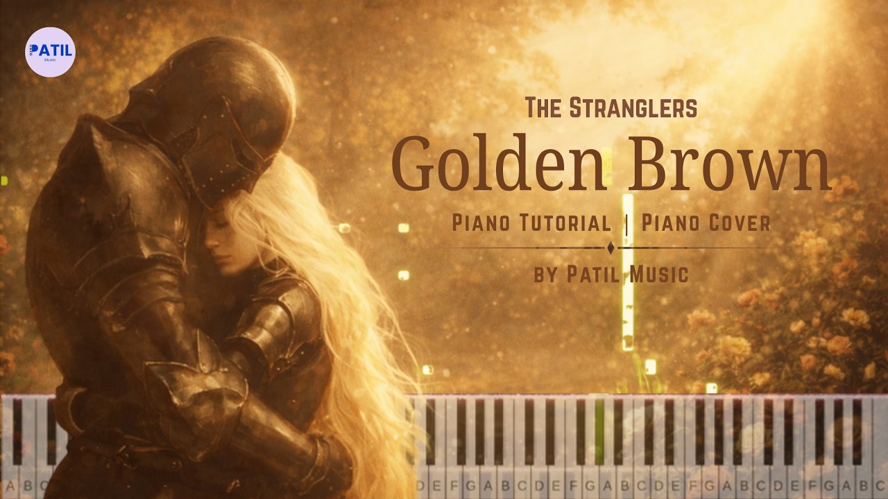 The Stranglers - Golden Brown | Piano Cover | Piano Tutorial | Patil Music