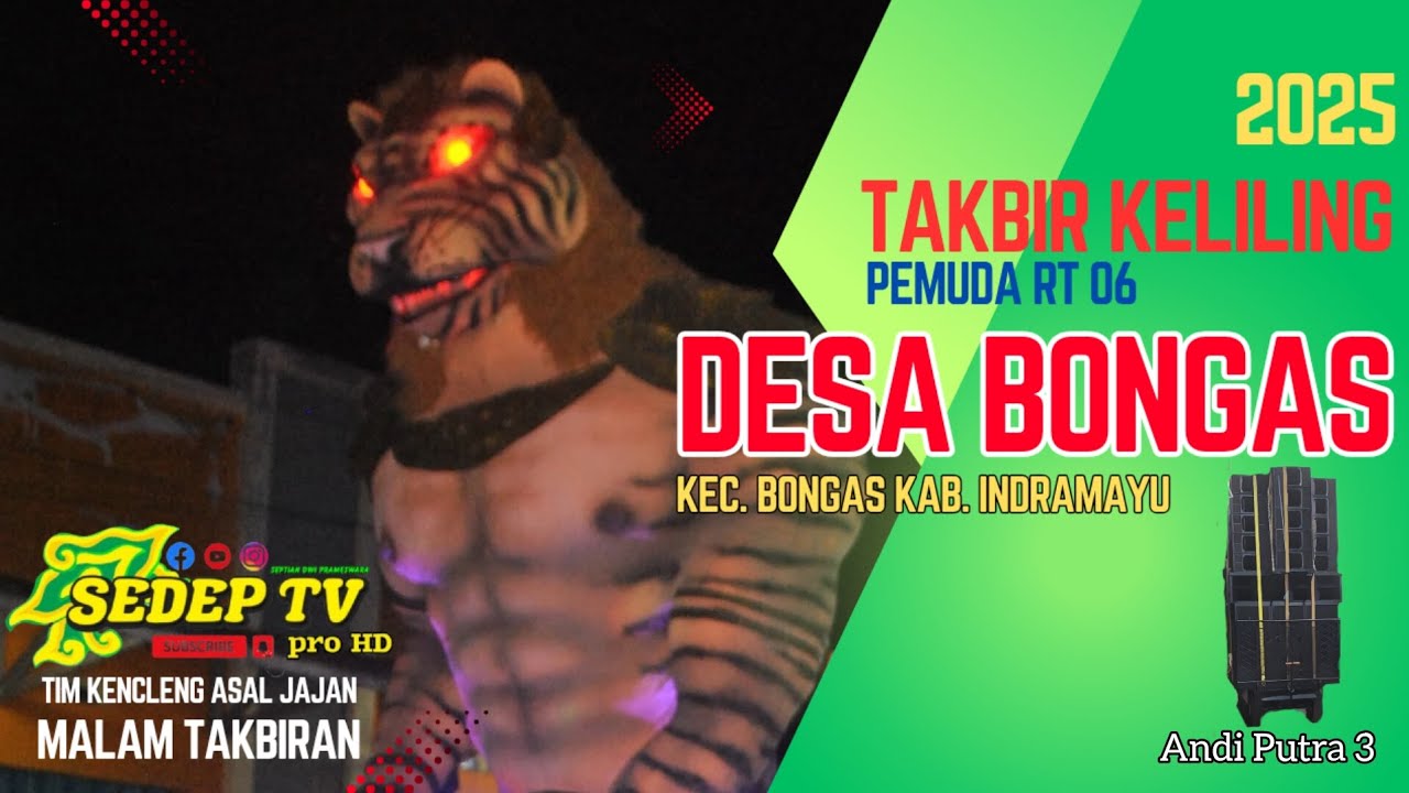 FESTIVAL MENYAMBUT HARI RAYA IDUL FITRI 1446 H. PEMUDA RT 06 DESA BONGAS - INDRAMAYU || ANDI PUTRA 3