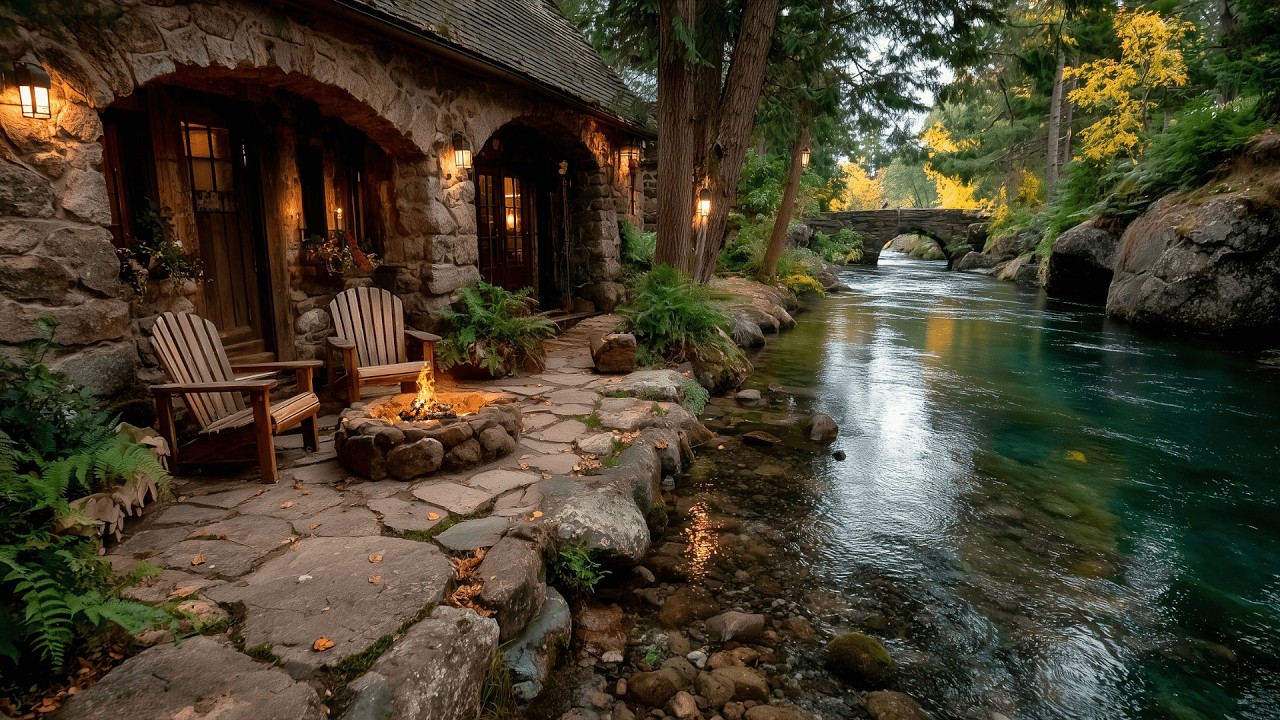 You&rsquo;ll Relax Fast with This Spring Riverside Porch Campfire & Nature Sounds Ambience