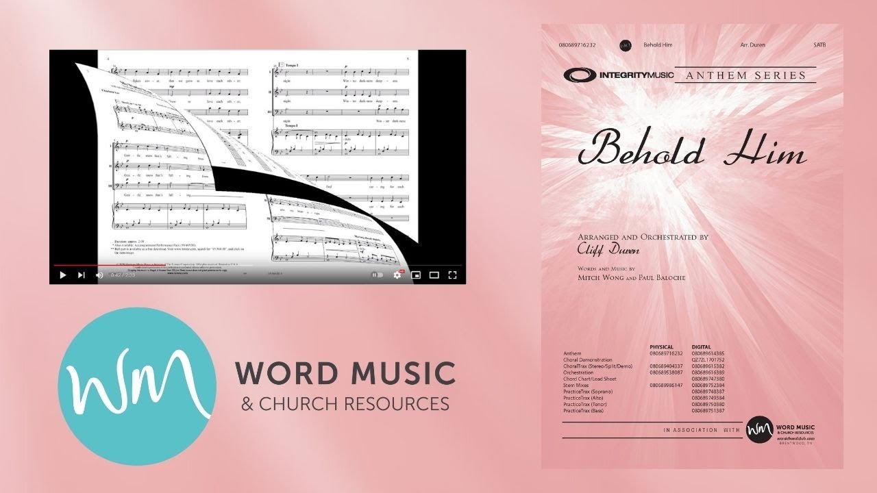 Behold Him | arr. Cliff Duren