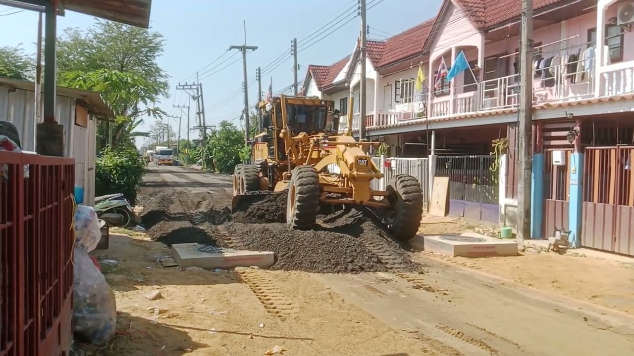 วันนี้เรามาเทหินคลุกในซอยบ้านเรา13 คัน