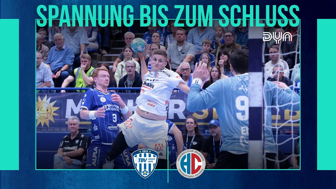 Highlights: TBV Lemgo - HC Erlangen (Saison 2026/27) Opel-HBL | Dyn Handball