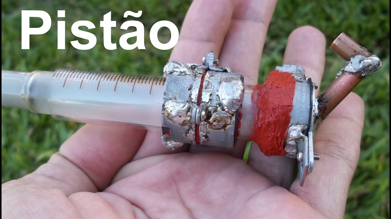 Motor Stirling Alfa cilindro frio modificado e lubrificado(3) -Engine Alpha cold cylinder lubricated