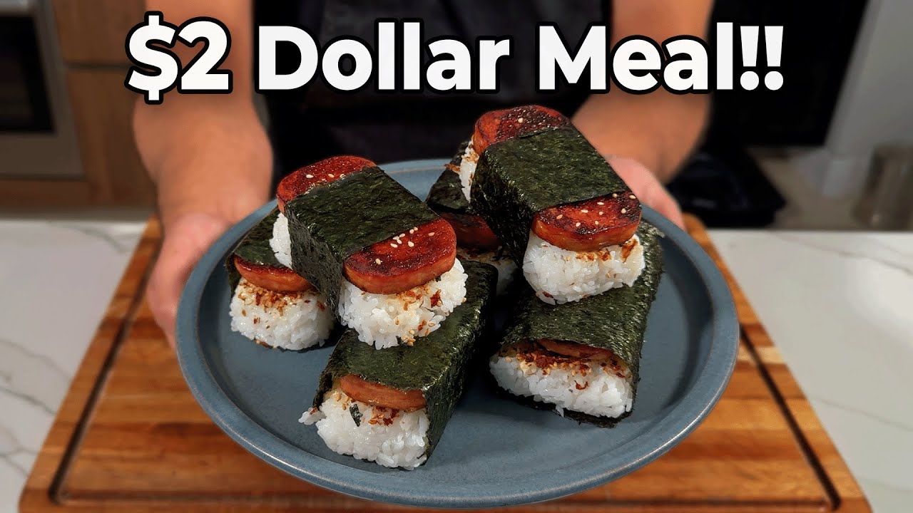 This $2 Meal WILL Save You Money!! (Spam Musubi Recipe)